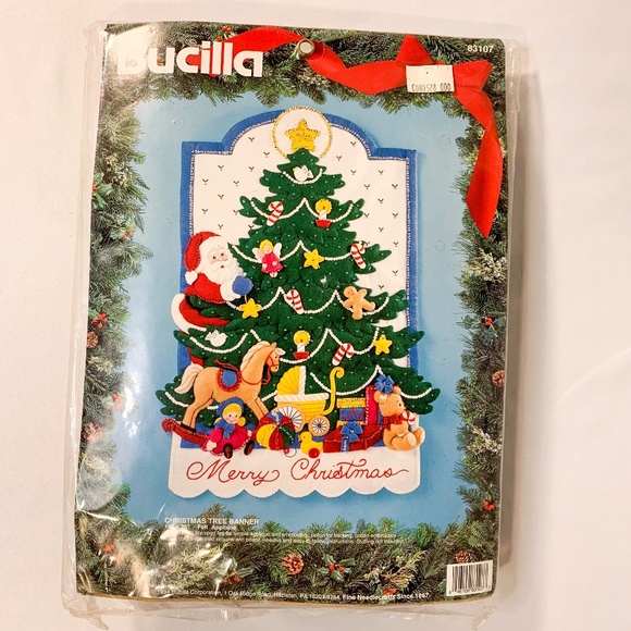 Bucilla Other - BUCILLA® 'Christmas Tree Banner' Felt Applique Kit